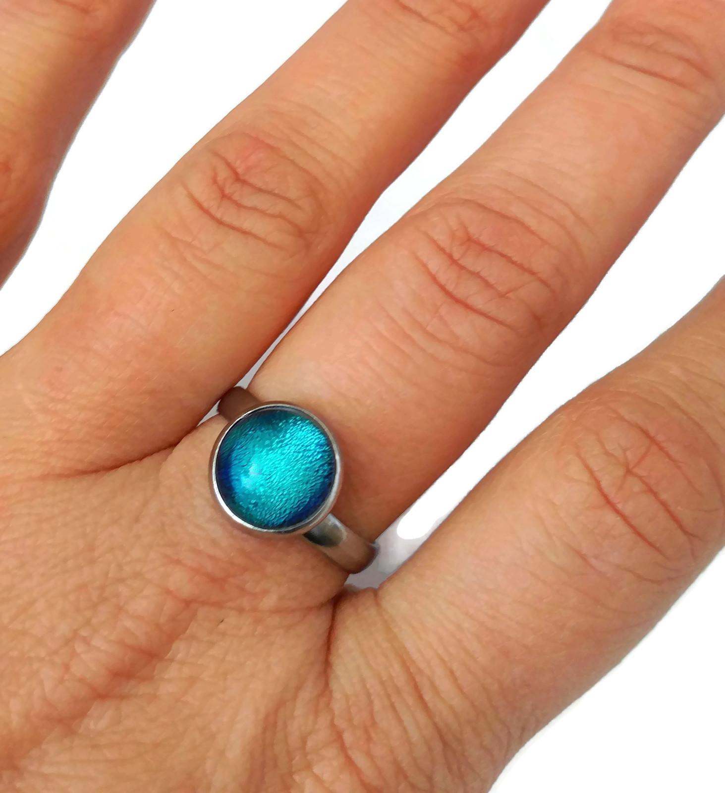 Blue Turquoise Gemstone 925 Sterling Silver Cheap Ring Wholesale Price